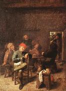 BROUWER, Adriaen Peasants Smoking and Drinking f oil painting picture wholesale